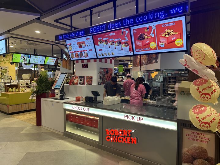 싱가포르 롸버트치킨 가맹점(사진=로보아르테)